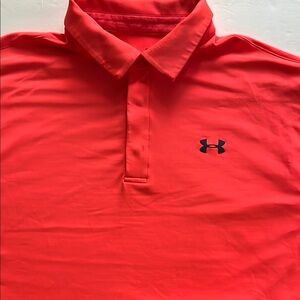 Under Armour Men's Vivid Red Polo Shirt